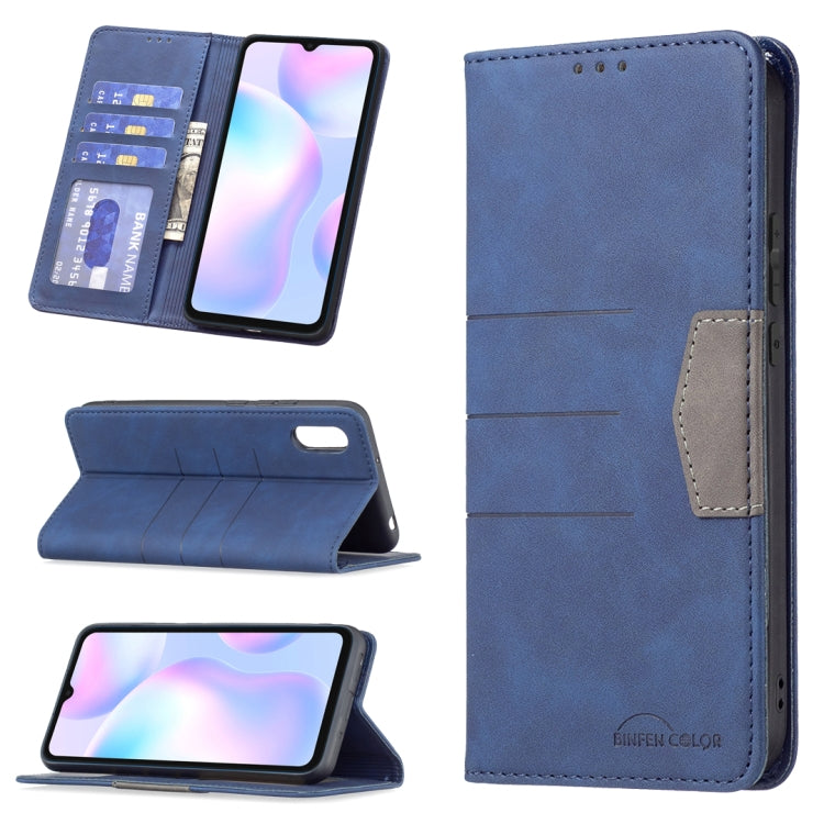 Magnetic Splicing Leather Phone Case, For Google Pixel 6 Pro, For Google Pixel 6, For Xiaomi Redmi 9A, For Xiaomi Redmi 9C, For Xiaomi Redmi 9, For Xiaomi Redmi 10