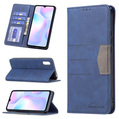 Magnetic Splicing Leather Phone Case, For Google Pixel 6 Pro, For Google Pixel 6, For Xiaomi Redmi 9A, For Xiaomi Redmi 9C, For Xiaomi Redmi 9, For Xiaomi Redmi 10