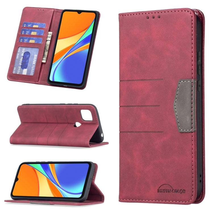 Magnetic Splicing Leather Phone Case, For Google Pixel 6 Pro, For Google Pixel 6, For Xiaomi Redmi 9A, For Xiaomi Redmi 9C, For Xiaomi Redmi 9, For Xiaomi Redmi 10