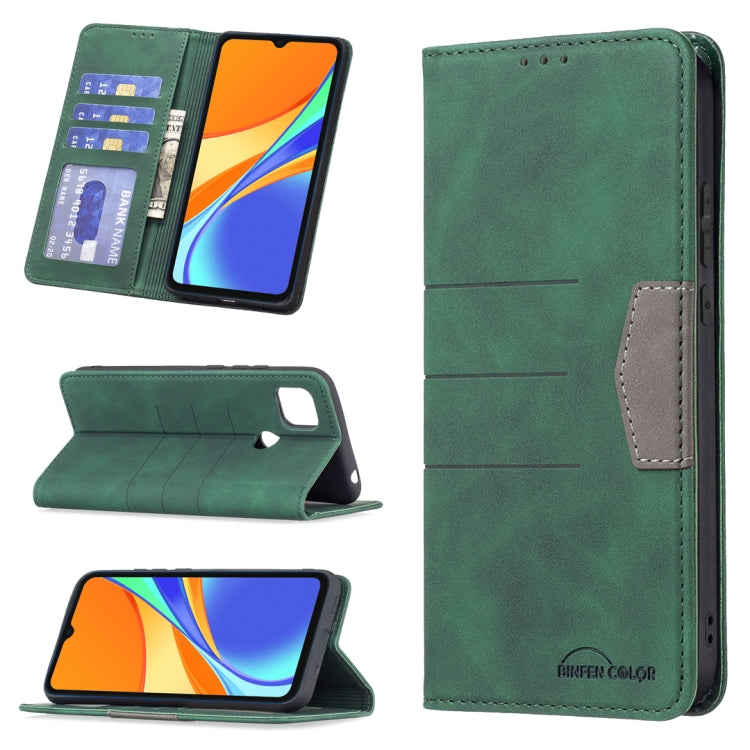 Magnetic Splicing Leather Phone Case, For Google Pixel 6 Pro, For Google Pixel 6, For Xiaomi Redmi 9A, For Xiaomi Redmi 9C, For Xiaomi Redmi 9, For Xiaomi Redmi 10