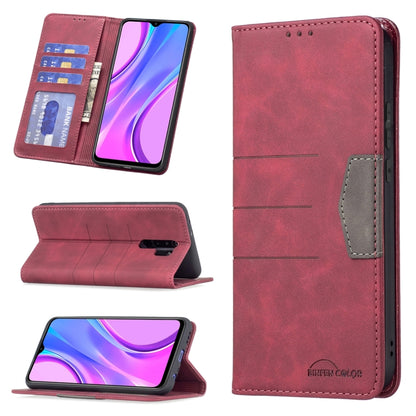 Magnetic Splicing Leather Phone Case, For Google Pixel 6 Pro, For Google Pixel 6, For Xiaomi Redmi 9A, For Xiaomi Redmi 9C, For Xiaomi Redmi 9, For Xiaomi Redmi 10