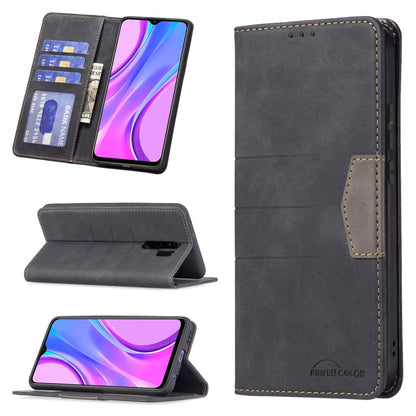 Magnetic Splicing Leather Phone Case, For Google Pixel 6 Pro, For Google Pixel 6, For Xiaomi Redmi 9A, For Xiaomi Redmi 9C, For Xiaomi Redmi 9, For Xiaomi Redmi 10