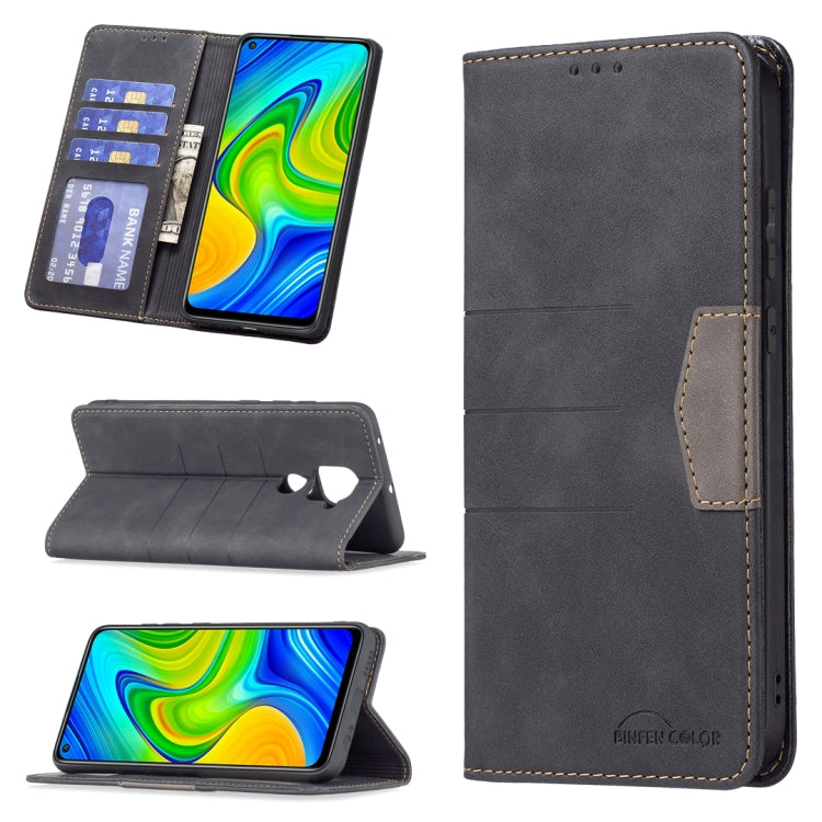 Magnetic Splicing Leather Phone Case, For Xiaomi Redmi Note 9 / 10X 4G, For Xiaomi Redmi Note 11 5G, For Xiaomi Redmi Note 9 Pro / 9 Pro Max / 9s, For Xiaomi Redmi Note 10 4G / 10S, For Xiaomi Mi 10T Pro 5G / 10T 5G / Redmi K30S, For Xiaomi Mi 10T Lite 5G