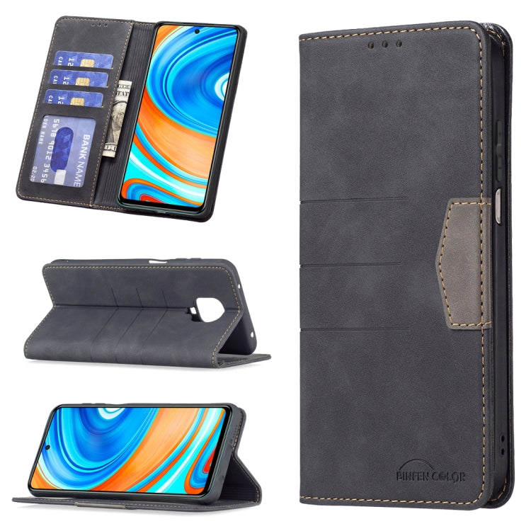 Magnetic Splicing Leather Phone Case, For Xiaomi Redmi Note 9 / 10X 4G, For Xiaomi Redmi Note 11 5G, For Xiaomi Redmi Note 9 Pro / 9 Pro Max / 9s, For Xiaomi Redmi Note 10 4G / 10S, For Xiaomi Mi 10T Pro 5G / 10T 5G / Redmi K30S, For Xiaomi Mi 10T Lite 5G