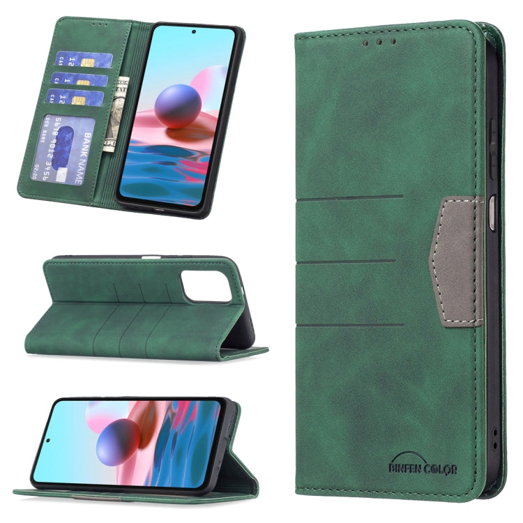 Magnetic Splicing Leather Phone Case, For Xiaomi Redmi Note 9 / 10X 4G, For Xiaomi Redmi Note 11 5G, For Xiaomi Redmi Note 9 Pro / 9 Pro Max / 9s, For Xiaomi Redmi Note 10 4G / 10S, For Xiaomi Mi 10T Pro 5G / 10T 5G / Redmi K30S, For Xiaomi Mi 10T Lite 5G
