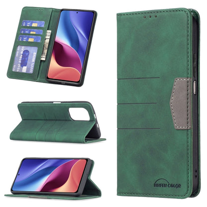 Magnetic Splicing Leather Phone Case, For Xiaomi Mi 11i / Poco F3 / Redmi K40 / K40 Pro, For Xiaomi Mi 11 Lite, For Xiaomi Mi 11T / 11T Pro, For Xiaomi Poco M3 Pro / Redmi Note 10 5G / 10T 5G, For Xiaomi Poco M3 / Redmi Note 9 4G                       ...