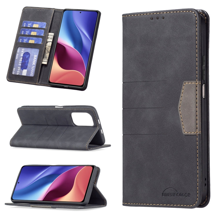 Magnetic Splicing Leather Phone Case, For Xiaomi Mi 11i / Poco F3 / Redmi K40 / K40 Pro, For Xiaomi Mi 11 Lite, For Xiaomi Mi 11T / 11T Pro, For Xiaomi Poco M3 Pro / Redmi Note 10 5G / 10T 5G, For Xiaomi Poco M3 / Redmi Note 9 4G                       ...