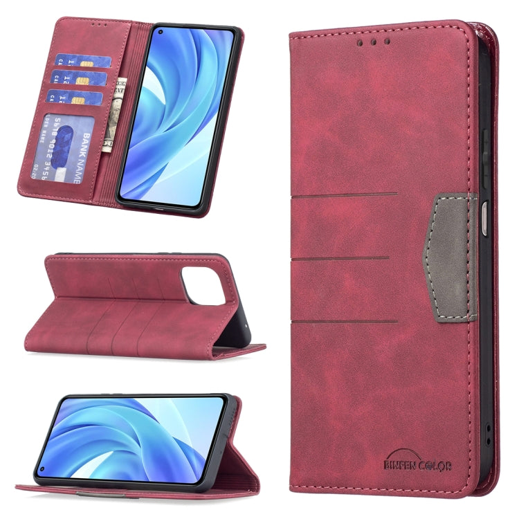 Magnetic Splicing Leather Phone Case, For Xiaomi Mi 11i / Poco F3 / Redmi K40 / K40 Pro, For Xiaomi Mi 11 Lite, For Xiaomi Mi 11T / 11T Pro, For Xiaomi Poco M3 Pro / Redmi Note 10 5G / 10T 5G, For Xiaomi Poco M3 / Redmi Note 9 4G                       ...
