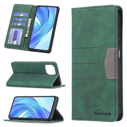 Magnetic Splicing Leather Phone Case, For Xiaomi Mi 11i / Poco F3 / Redmi K40 / K40 Pro, For Xiaomi Mi 11 Lite, For Xiaomi Mi 11T / 11T Pro, For Xiaomi Poco M3 Pro / Redmi Note 10 5G / 10T 5G, For Xiaomi Poco M3 / Redmi Note 9 4G                       ...