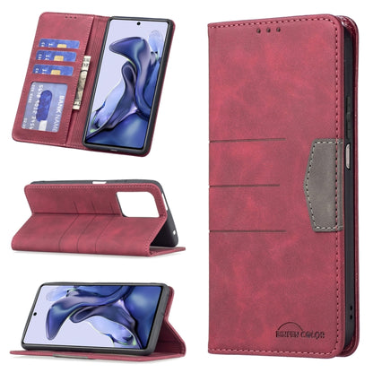 Magnetic Splicing Leather Phone Case, For Xiaomi Mi 11i / Poco F3 / Redmi K40 / K40 Pro, For Xiaomi Mi 11 Lite, For Xiaomi Mi 11T / 11T Pro, For Xiaomi Poco M3 Pro / Redmi Note 10 5G / 10T 5G, For Xiaomi Poco M3 / Redmi Note 9 4G                       ...