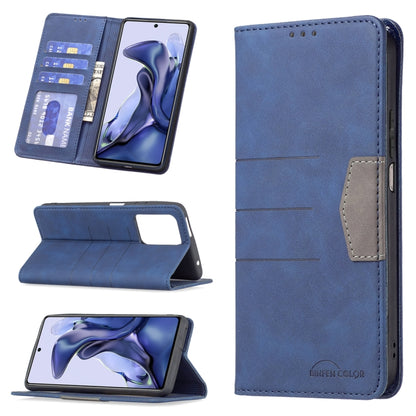 Magnetic Splicing Leather Phone Case, For Xiaomi Mi 11i / Poco F3 / Redmi K40 / K40 Pro, For Xiaomi Mi 11 Lite, For Xiaomi Mi 11T / 11T Pro, For Xiaomi Poco M3 Pro / Redmi Note 10 5G / 10T 5G, For Xiaomi Poco M3 / Redmi Note 9 4G                       ...