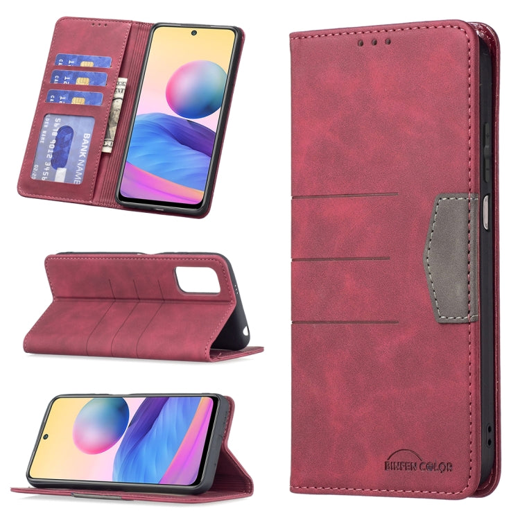 Magnetic Splicing Leather Phone Case, For Xiaomi Mi 11i / Poco F3 / Redmi K40 / K40 Pro, For Xiaomi Mi 11 Lite, For Xiaomi Mi 11T / 11T Pro, For Xiaomi Poco M3 Pro / Redmi Note 10 5G / 10T 5G, For Xiaomi Poco M3 / Redmi Note 9 4G                       ...