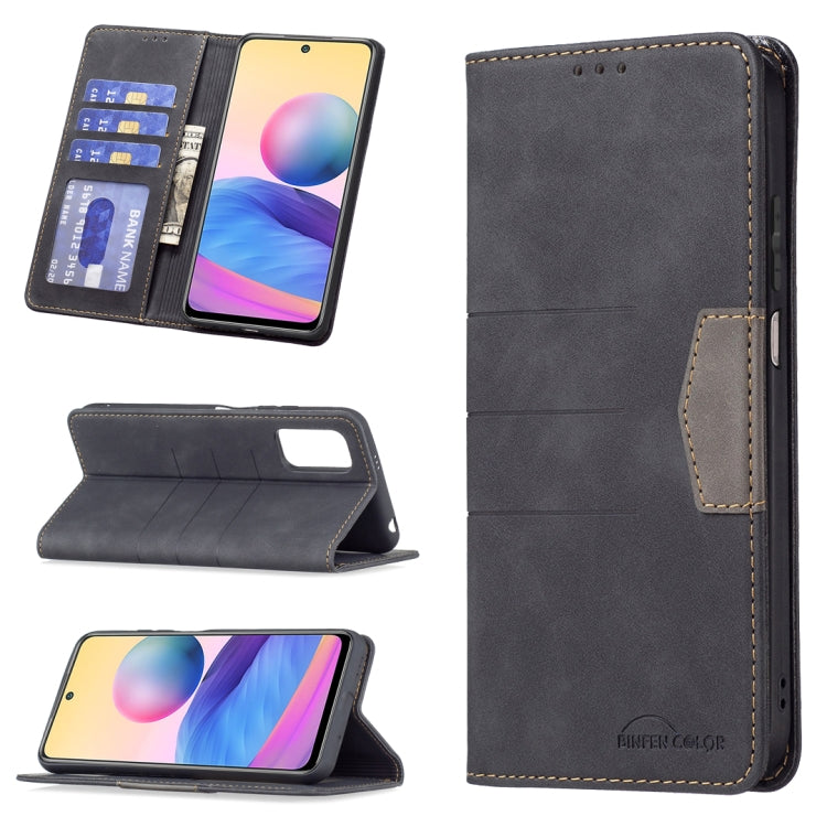 Magnetic Splicing Leather Phone Case, For Xiaomi Mi 11i / Poco F3 / Redmi K40 / K40 Pro, For Xiaomi Mi 11 Lite, For Xiaomi Mi 11T / 11T Pro, For Xiaomi Poco M3 Pro / Redmi Note 10 5G / 10T 5G, For Xiaomi Poco M3 / Redmi Note 9 4G                       ...