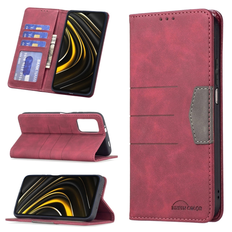 Magnetic Splicing Leather Phone Case, For Xiaomi Mi 11i / Poco F3 / Redmi K40 / K40 Pro, For Xiaomi Mi 11 Lite, For Xiaomi Mi 11T / 11T Pro, For Xiaomi Poco M3 Pro / Redmi Note 10 5G / 10T 5G, For Xiaomi Poco M3 / Redmi Note 9 4G                       ...