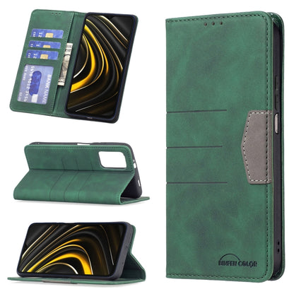 Magnetic Splicing Leather Phone Case, For Xiaomi Mi 11i / Poco F3 / Redmi K40 / K40 Pro, For Xiaomi Mi 11 Lite, For Xiaomi Mi 11T / 11T Pro, For Xiaomi Poco M3 Pro / Redmi Note 10 5G / 10T 5G, For Xiaomi Poco M3 / Redmi Note 9 4G                       ...