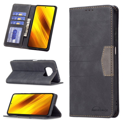 Magnetic Splicing Leather Phone Case, For Xiaomi Mi 11i / Poco F3 / Redmi K40 / K40 Pro, For Xiaomi Mi 11 Lite, For Xiaomi Mi 11T / 11T Pro, For Xiaomi Poco M3 Pro / Redmi Note 10 5G / 10T 5G, For Xiaomi Poco M3 / Redmi Note 9 4G                       ...