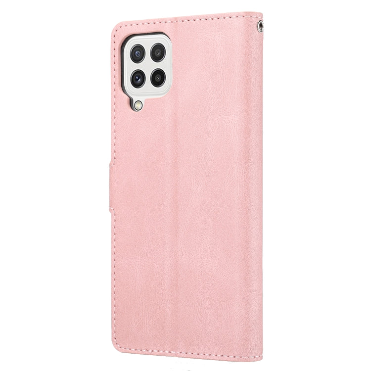 Fantasy Classic Skin-feel Calfskin Texture Magnetic Buckle Horizontal Flip PU Phone Leather Case with Holder & Card Slot & Wallet, For Samsung Galaxy A22 4G / M32 4G, For Samsung Galaxy S22 Ultra 5G, For Samsung Galaxy S22+ 5G, For Samsung Galaxy S22 5G