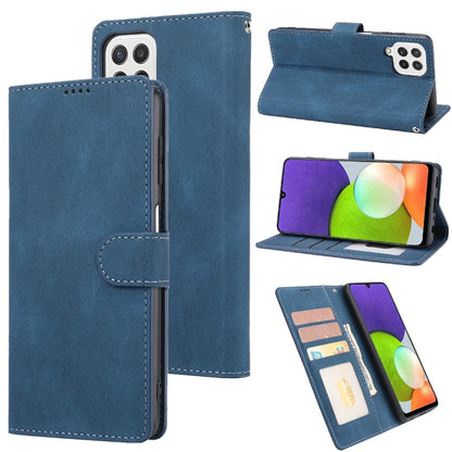 Fantasy Classic Skin-feel Calfskin Texture Magnetic Buckle Horizontal Flip PU Phone Leather Case with Holder & Card Slot & Wallet, For Samsung Galaxy A22 4G / M32 4G, For Samsung Galaxy S22 Ultra 5G, For Samsung Galaxy S22+ 5G, For Samsung Galaxy S22 5G