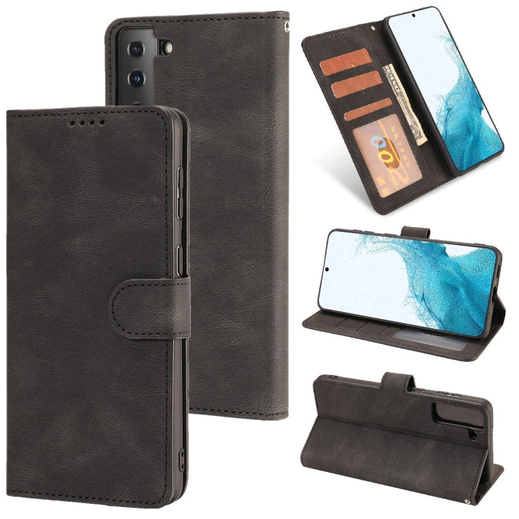 Fantasy Classic Skin-feel Calfskin Texture Magnetic Buckle Horizontal Flip PU Phone Leather Case with Holder & Card Slot & Wallet, For Samsung Galaxy A22 4G / M32 4G, For Samsung Galaxy S22 Ultra 5G, For Samsung Galaxy S22+ 5G, For Samsung Galaxy S22 5G