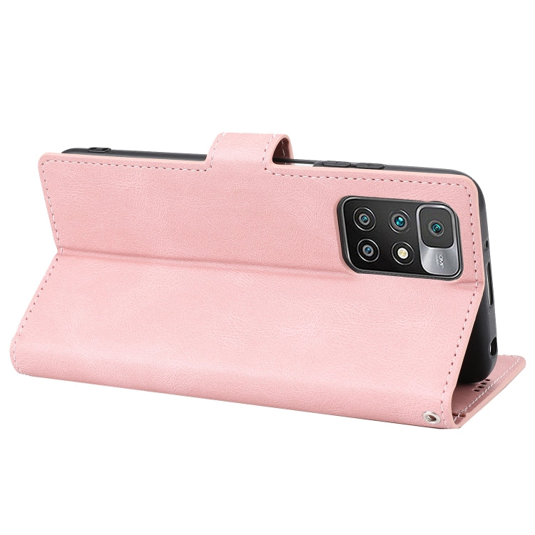Fantasy Classic Skin-feel Calfskin Texture Magnetic Buckle Horizontal Flip PU Phone Leather Case with Holder & Card Slot & Wallet, For Xiaomi Redmi 10, For Xiaomi Redmi Note 11 / Poco M4 Pro 5G, For Xiaomi Redmi Note 11 Pro / 11 Pro+                   ...
