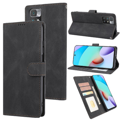 Fantasy Classic Skin-feel Calfskin Texture Magnetic Buckle Horizontal Flip PU Phone Leather Case with Holder & Card Slot & Wallet, For Xiaomi Redmi 10, For Xiaomi Redmi Note 11 / Poco M4 Pro 5G, For Xiaomi Redmi Note 11 Pro / 11 Pro+                   ...