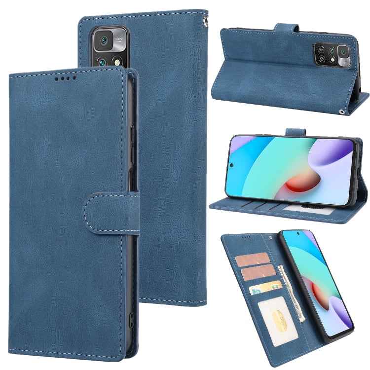 Fantasy Classic Skin-feel Calfskin Texture Magnetic Buckle Horizontal Flip PU Phone Leather Case with Holder & Card Slot & Wallet, For Xiaomi Redmi 10, For Xiaomi Redmi Note 11 / Poco M4 Pro 5G, For Xiaomi Redmi Note 11 Pro / 11 Pro+                   ...
