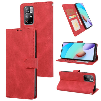 Fantasy Classic Skin-feel Calfskin Texture Magnetic Buckle Horizontal Flip PU Phone Leather Case with Holder & Card Slot & Wallet, For Xiaomi Redmi 10, For Xiaomi Redmi Note 11 / Poco M4 Pro 5G, For Xiaomi Redmi Note 11 Pro / 11 Pro+                   ...