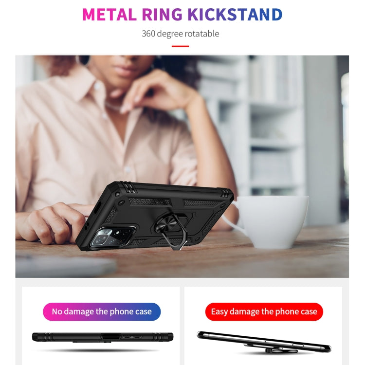 Shockproof TPU + PC Phone Case with 360 Degree Rotating Holder, For Xiaomi Redmi Note 11 Pro 5G, For Xiaomi Redmi Note 11 5G
