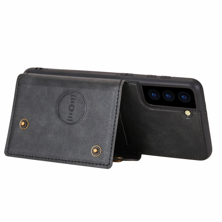 Double Buckle PU + TPU Magnetic Phone Case, For Samsung Galaxy S22 5G, For Xiaomi 11T, For Samsung Galaxy S22+ 5G, For Samsung Galaxy S22 Ultra 5G