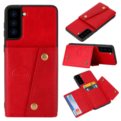 Double Buckle PU + TPU Magnetic Phone Case, For Samsung Galaxy S22 5G, For Xiaomi 11T, For Samsung Galaxy S22+ 5G, For Samsung Galaxy S22 Ultra 5G