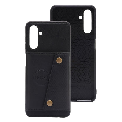 Double Buckle PU + TPU Magnetic Phone Case, For Samsung Galaxy A13 5G