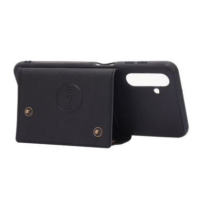 Double Buckle PU + TPU Magnetic Phone Case, For Samsung Galaxy A13 5G
