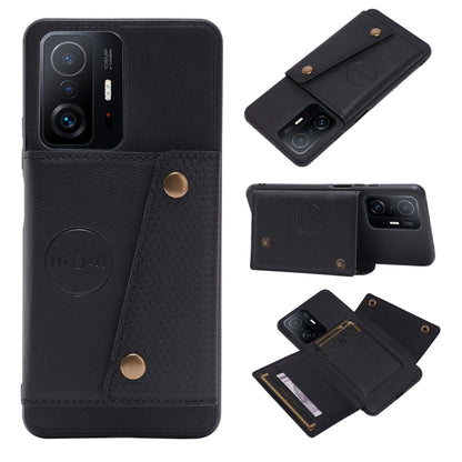 Double Buckle PU + TPU Magnetic Phone Case, For Samsung Galaxy S22 5G, For Xiaomi 11T, For Samsung Galaxy S22+ 5G, For Samsung Galaxy S22 Ultra 5G