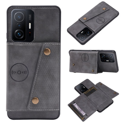 Double Buckle PU + TPU Magnetic Phone Case, For Samsung Galaxy S22 5G, For Xiaomi 11T, For Samsung Galaxy S22+ 5G, For Samsung Galaxy S22 Ultra 5G