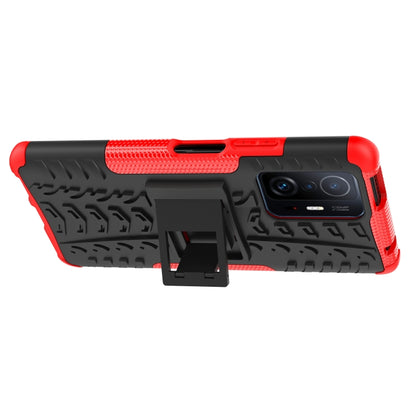 Tire Texture TPU + PC Phone Case with Holder, For Xiaomi Mi 11T, For Nokia G300, For Samsung Galaxy S22 Ultra 5G