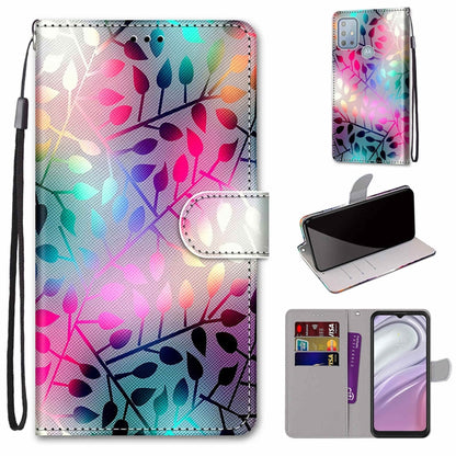 Coloured Drawing Cross Texture Horizontal Flip Leather Phone Case with Holder & Card Slots & Wallet & Lanyard, For Motorola Moto G10/G20/G30