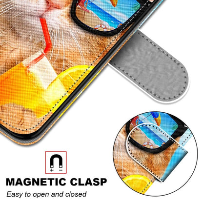 Coloured Drawing Cross Texture Horizontal Flip Leather Phone Case with Holder & Card Slots & Wallet & Lanyard, For Samsung Galaxy A03s 166mm Version