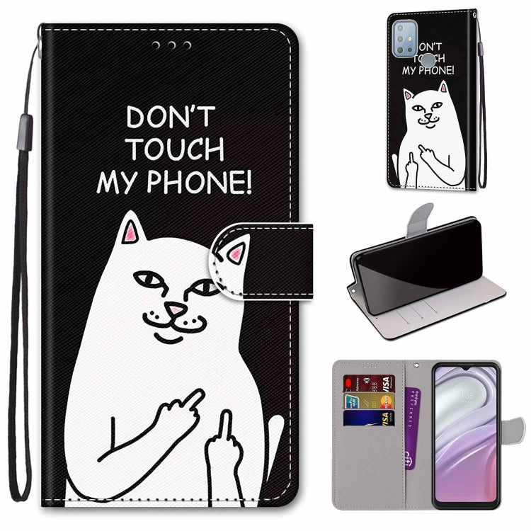 Coloured Drawing Cross Texture Horizontal Flip PU Phone Leather Case with Holder & Card Slots & Wallet & Lanyard(Colorful Layer, For Motorola Moto G10 / G20 / G30