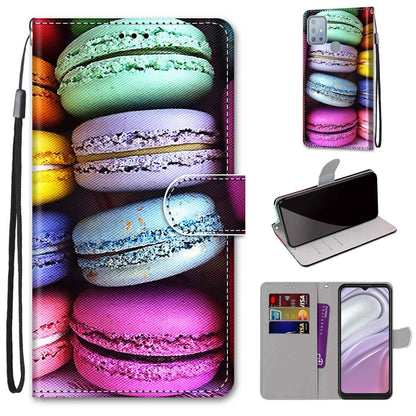 Coloured Drawing Cross Texture Horizontal Flip PU Phone Leather Case with Holder & Card Slots & Wallet & Lanyard(Colorful Layer, For Motorola Moto G10 / G20 / G30