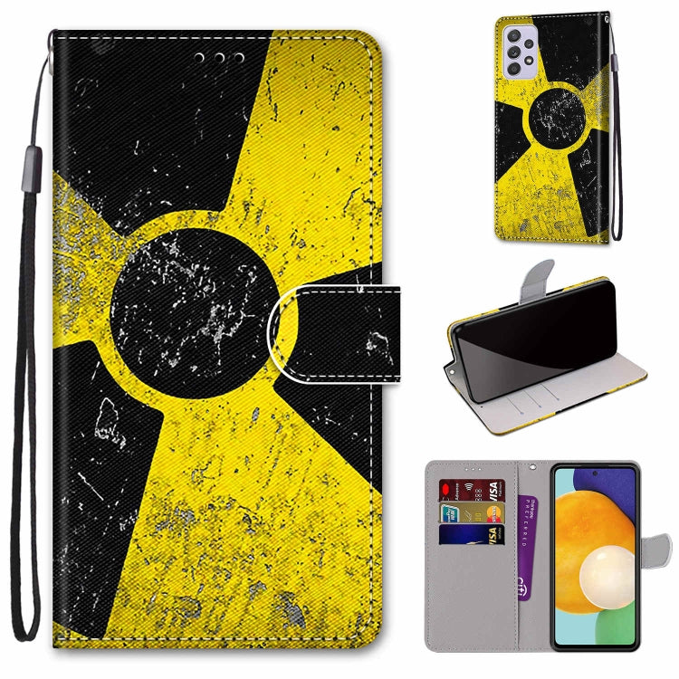 Coloured Drawing Cross Texture Horizontal Flip PU Phone Leather Case with Holder & Card Slots & Wallet & Lanyard(Colorful Layer, For Samsung Galaxy A33 5G
