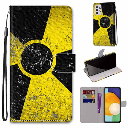 Coloured Drawing Cross Texture Horizontal Flip PU Phone Leather Case with Holder & Card Slots & Wallet & Lanyard(Colorful Layer, For Samsung Galaxy A33 5G
