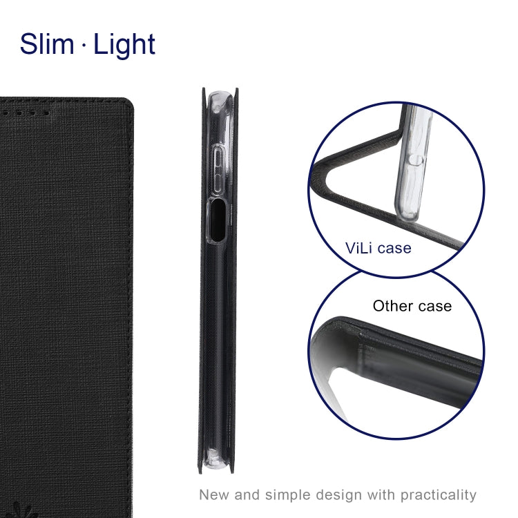 ViLi DMX Series Shockproof Magnetic Flip Leather Case, For Xiaomi Mi 11T / 11T Pro