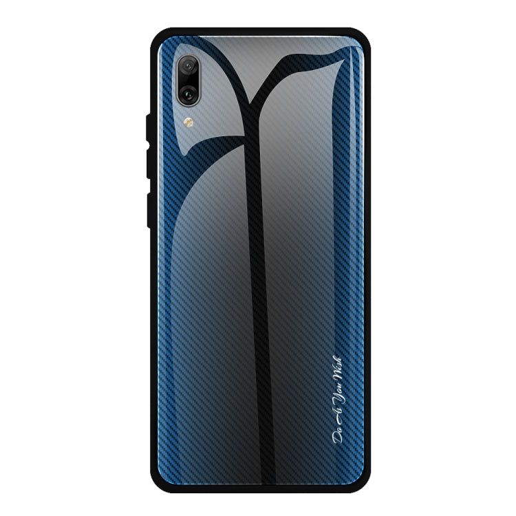 Texture Gradient Glass Protective Case, For Huawei Enjoy 9 Plus / Y9 2019, For Huawei Enjoy 9s, For Huawei Mate 20 Pro, For Huawei P20 Pro