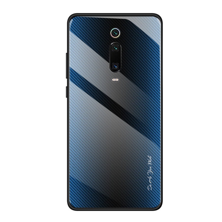 Texture Gradient Glass Protective Case, For Huawei Nova 5i Pro, For Xiaomi Redmi K20 / K20 Pro / 9T, For Xiaomi Redmi Note 7, For Xiaomi CC9 Pro