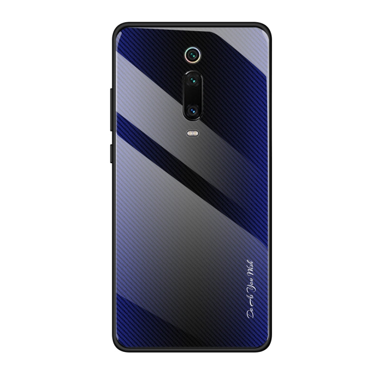 Texture Gradient Glass Protective Case, For Huawei Nova 5i Pro, For Xiaomi Redmi K20 / K20 Pro / 9T, For Xiaomi Redmi Note 7, For Xiaomi CC9 Pro