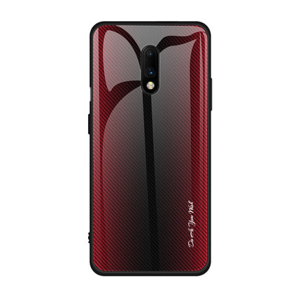 Texture Gradient Glass Protective Case, For Honor 9X, For OnePlus 7, For Huawei Mate 30 Pro, For Huawei P30 Pro