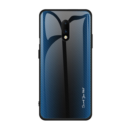 Texture Gradient Glass Protective Case, For Honor 9X, For OnePlus 7, For Huawei Mate 30 Pro, For Huawei P30 Pro