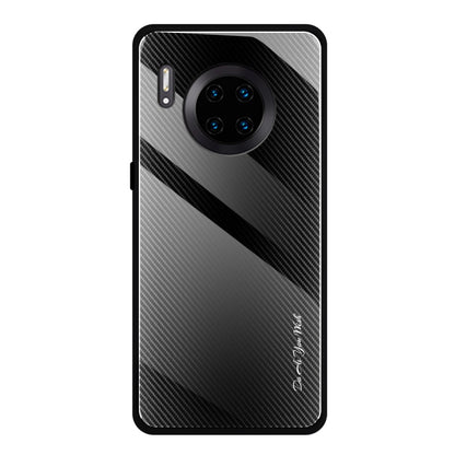 Texture Gradient Glass Protective Case, For Honor 9X, For OnePlus 7, For Huawei Mate 30 Pro, For Huawei P30 Pro