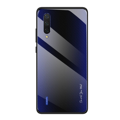 Texture Gradient Glass Protective Case, For Xiaomi 9 SE, For Xiaomi CC9 / A3 Lite
