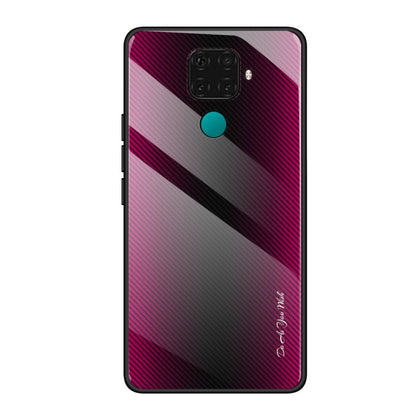 Texture Gradient Glass Protective Case, For Huawei Nova 5i Pro, For Xiaomi Redmi K20 / K20 Pro / 9T, For Xiaomi Redmi Note 7, For Xiaomi CC9 Pro